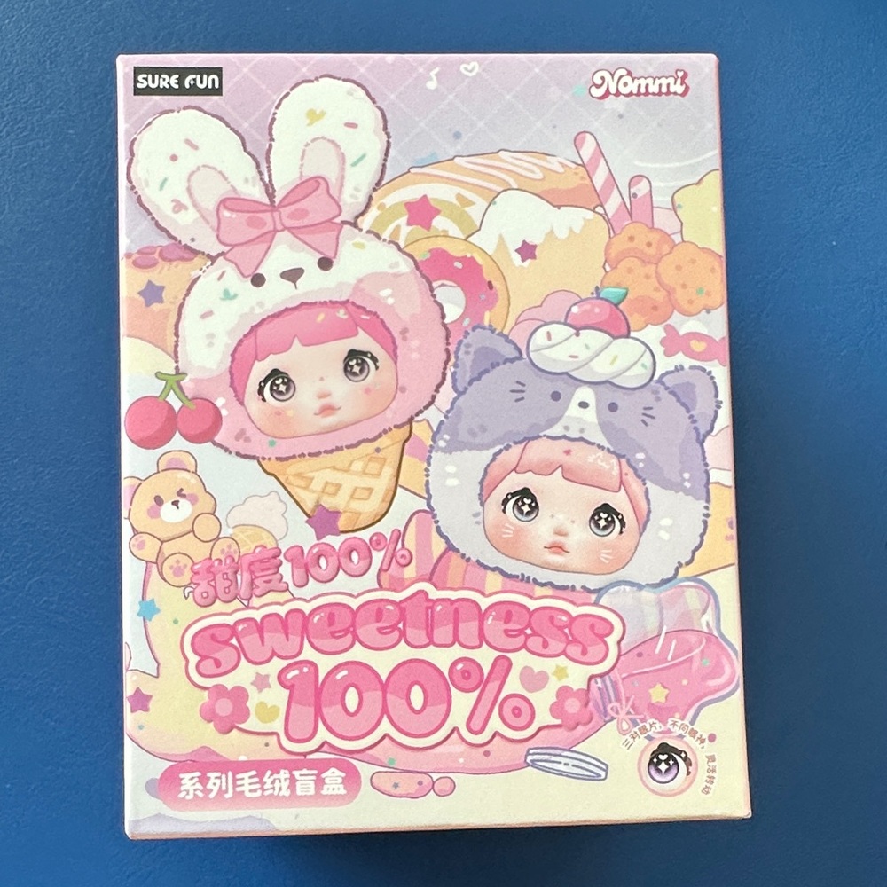 Nommi Sweetness 100% Series Plush Keychains Gift Blind Box